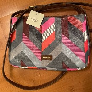 NWT Fossil Womens Gemma Crossbody Bag